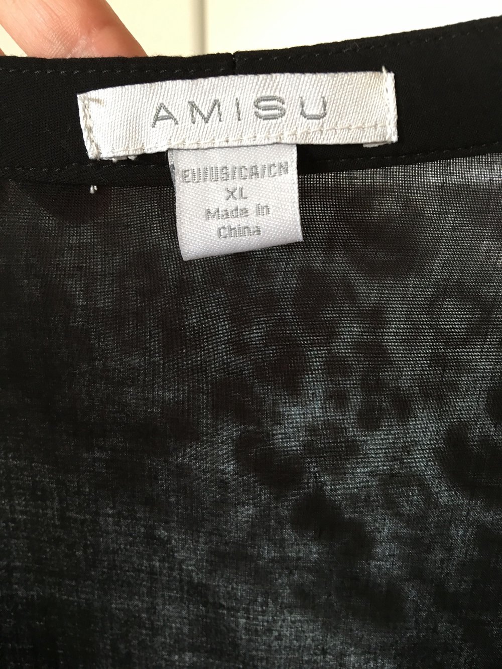 Schwarze Bluse 