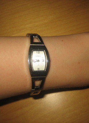 silberfarbene Fossil Uhr *Mengenrabatt*