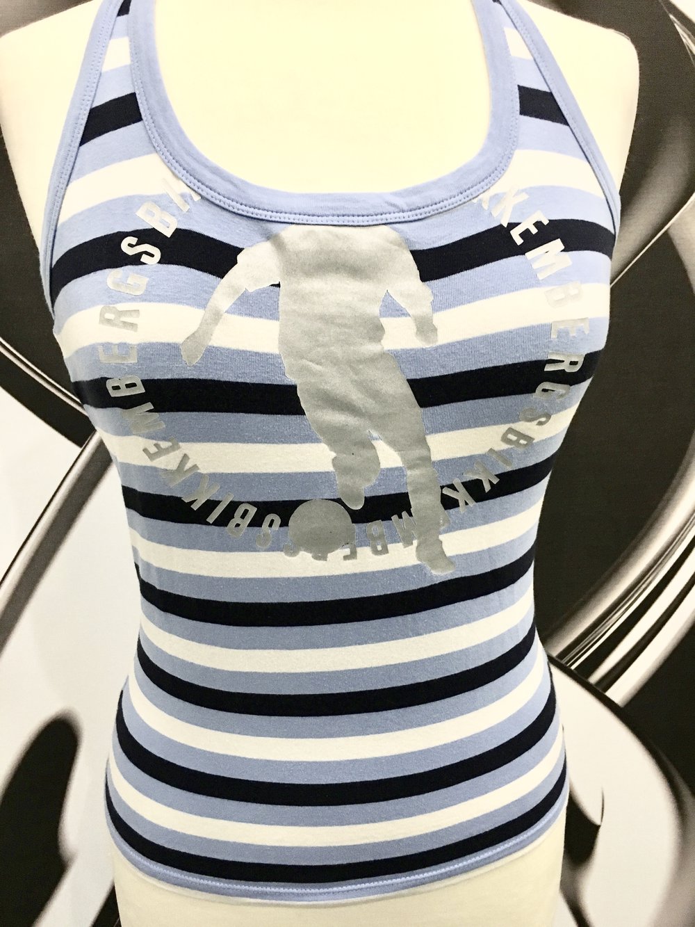 Orig. Daniel Bikkembergs Top Ringerrücken T-Shirt S (XS 34 36) 79€