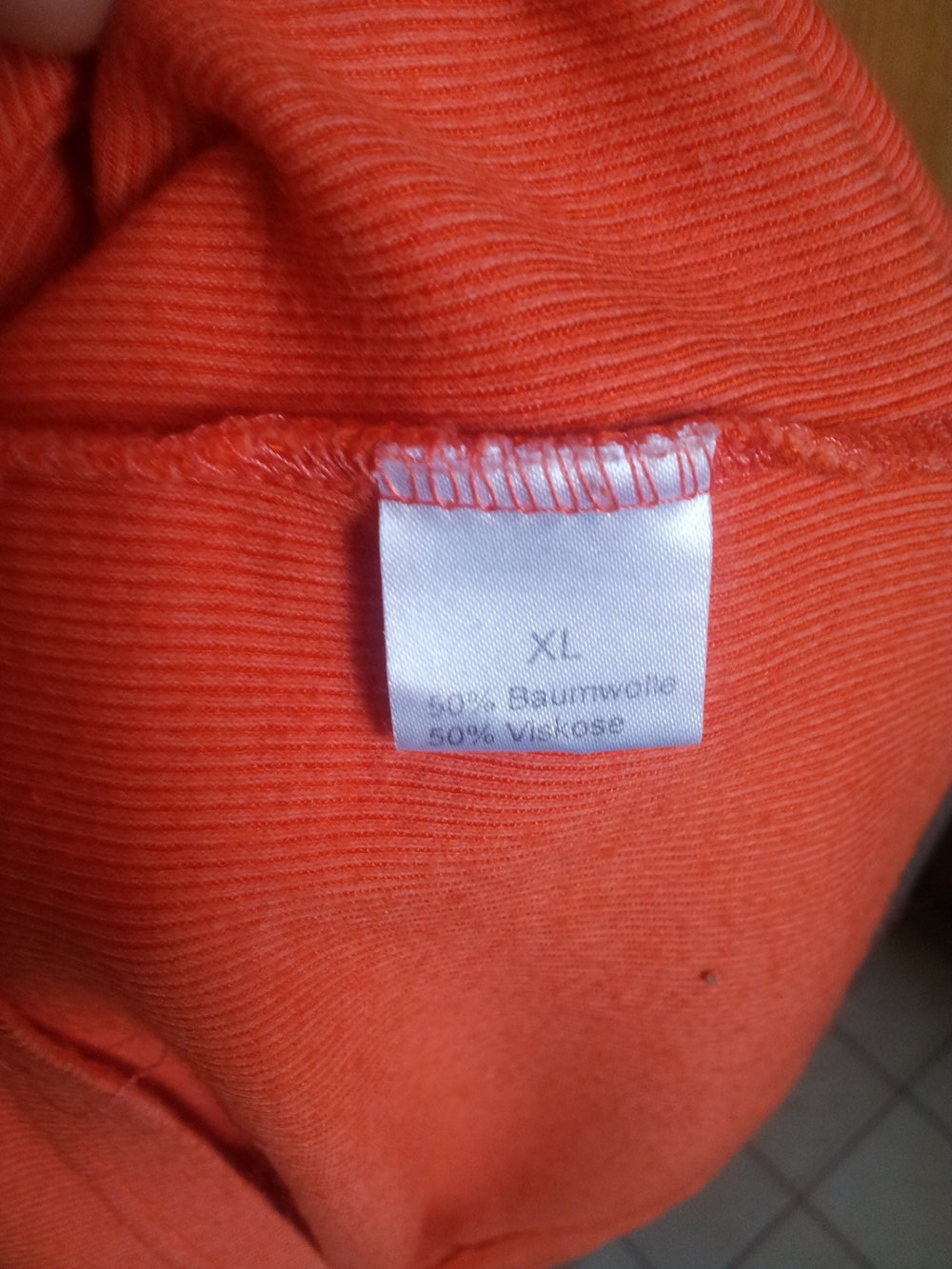 orangerotes Sommerkleid von reality gr L