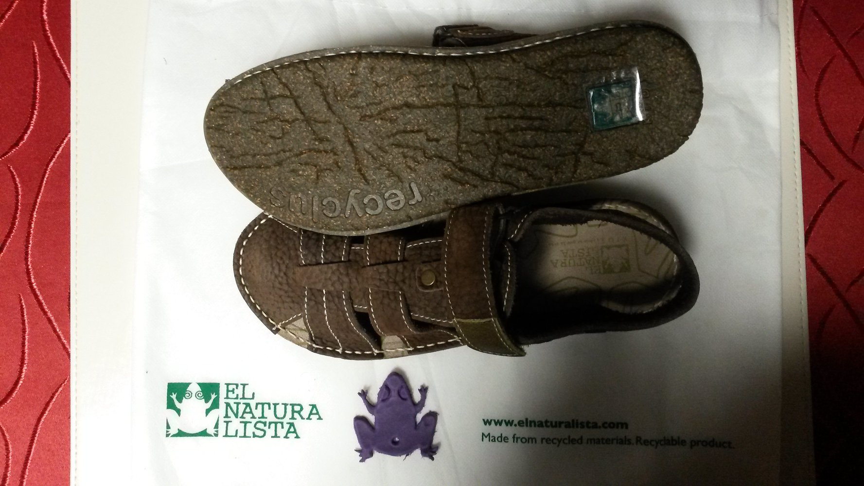 2. Neue Ledersandalen von El Naturalista, braun, Gr. 37