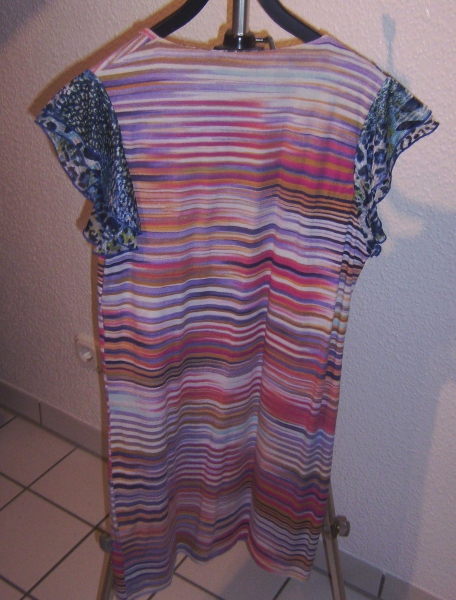 Buntes gestreiftes Mini Kleid bzw. Longshirt von Bellissima Gr. L