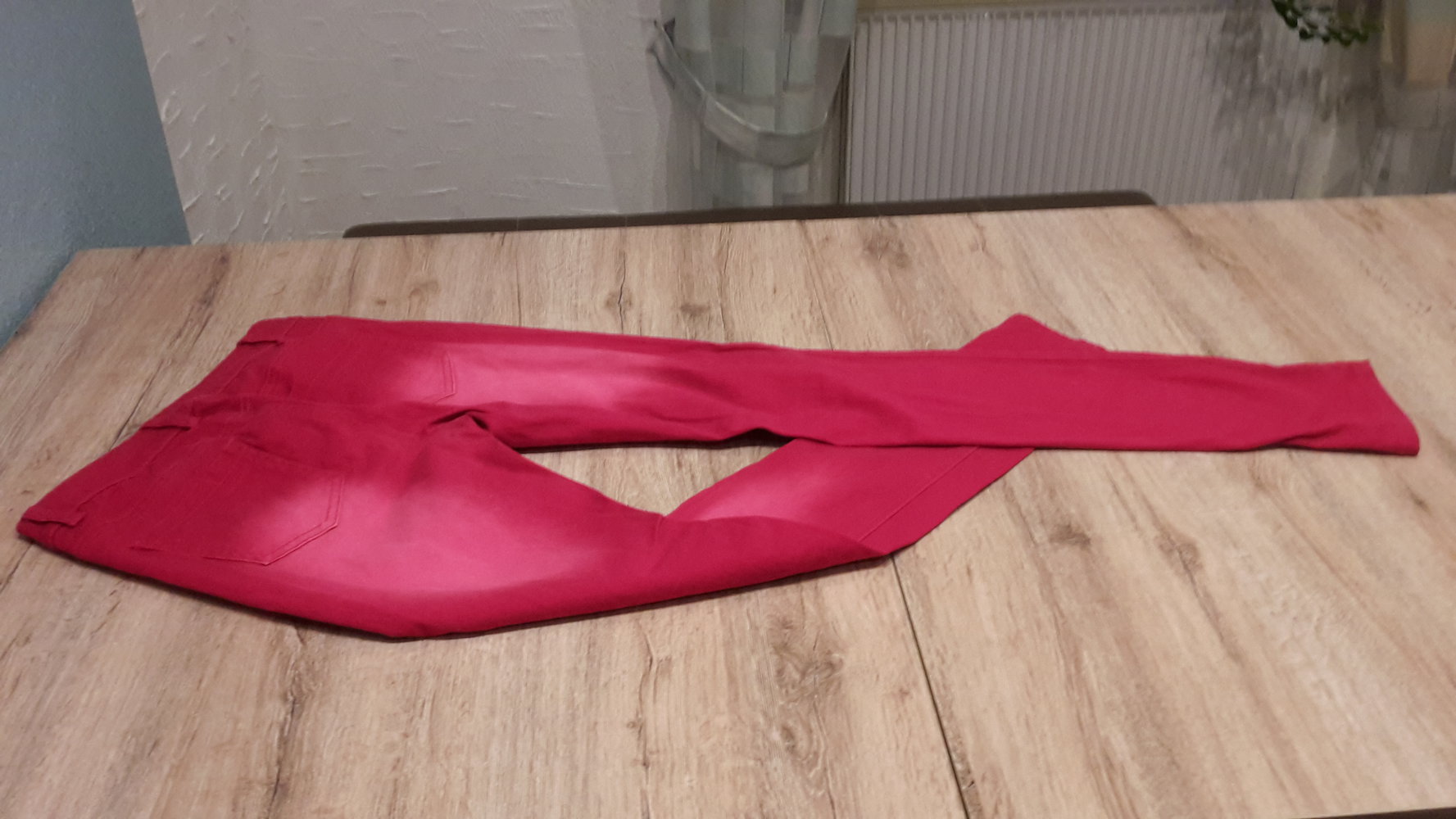 Pinke Jeans, 38, Waschung, mit stretch