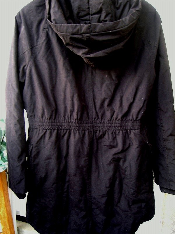 *Damen-Winterjacke Parka schwarz Gr. 40 mit Kapuze B-C Best Collection*