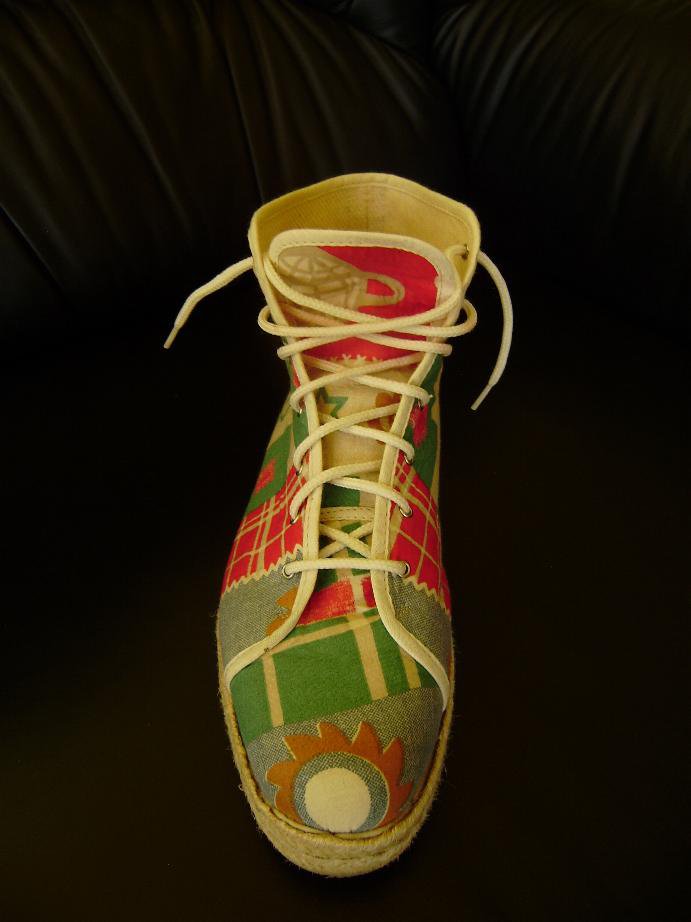 Freche bunte Espadrilles Sneaker knöchelhoch von Oilily Gr. 39 aus Italien