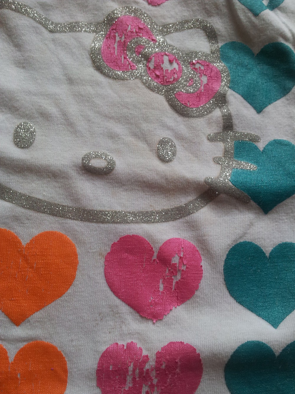 Shirt Hello Kitty weiß bunt Gr. 86 