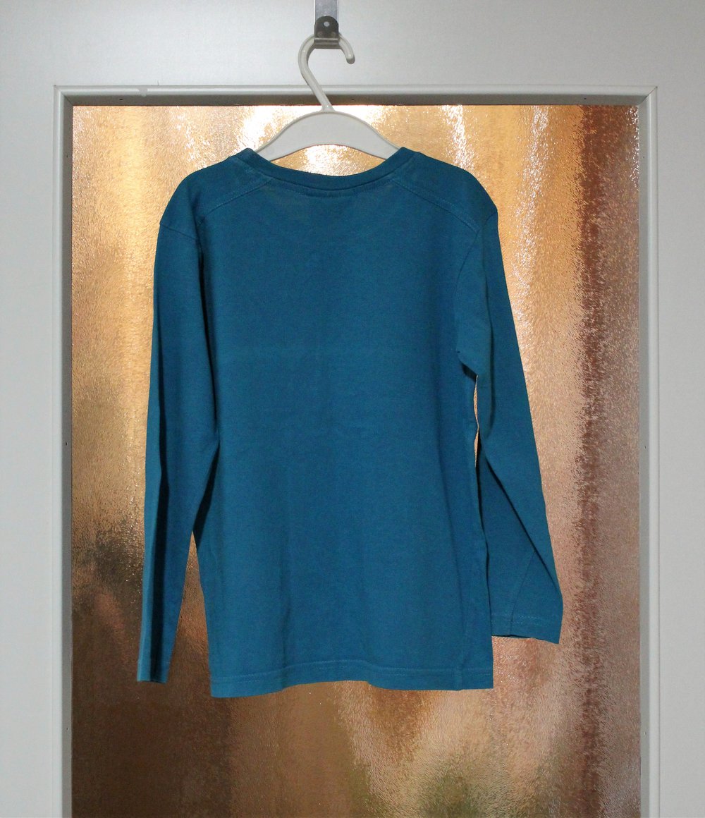 103. Basicshirt von Topolino, türkis,  Gr. 122