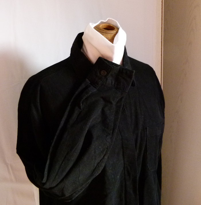 Cord Bluse Kord Hemd Jacke, schwarz, Gothic Boho Casual Emo Metal Festival