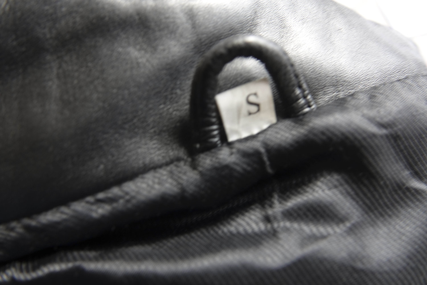 Wunderschöne Schwarze Pantera Lederjacke Größe S