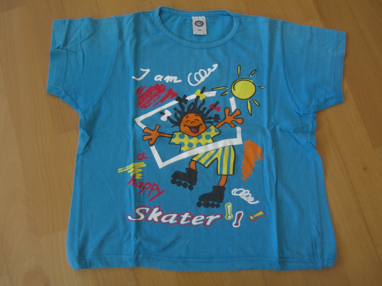 Türkises Skater-Shirt