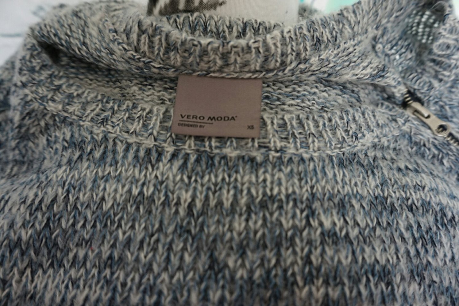 VERO MODA Pullover Reißverschluss 