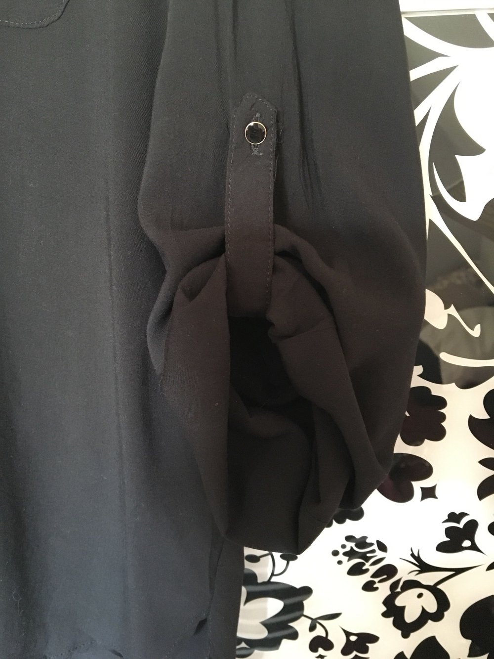 Schwarze Bluse 