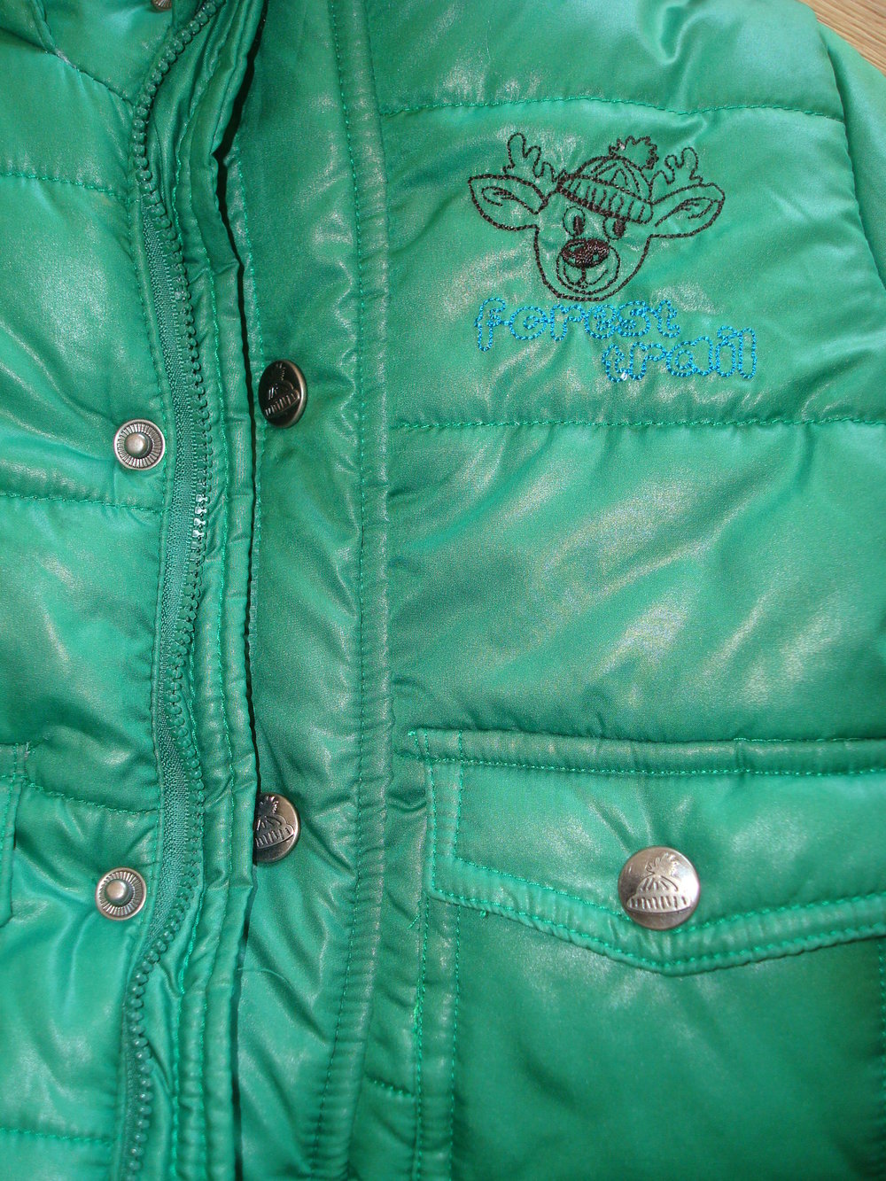 Anorak, Steppjacke in Grün, Unisex Gr. 74