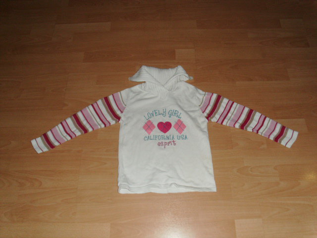 Pullover von Esprit, wollweiß mit Motiv, Gr. 128