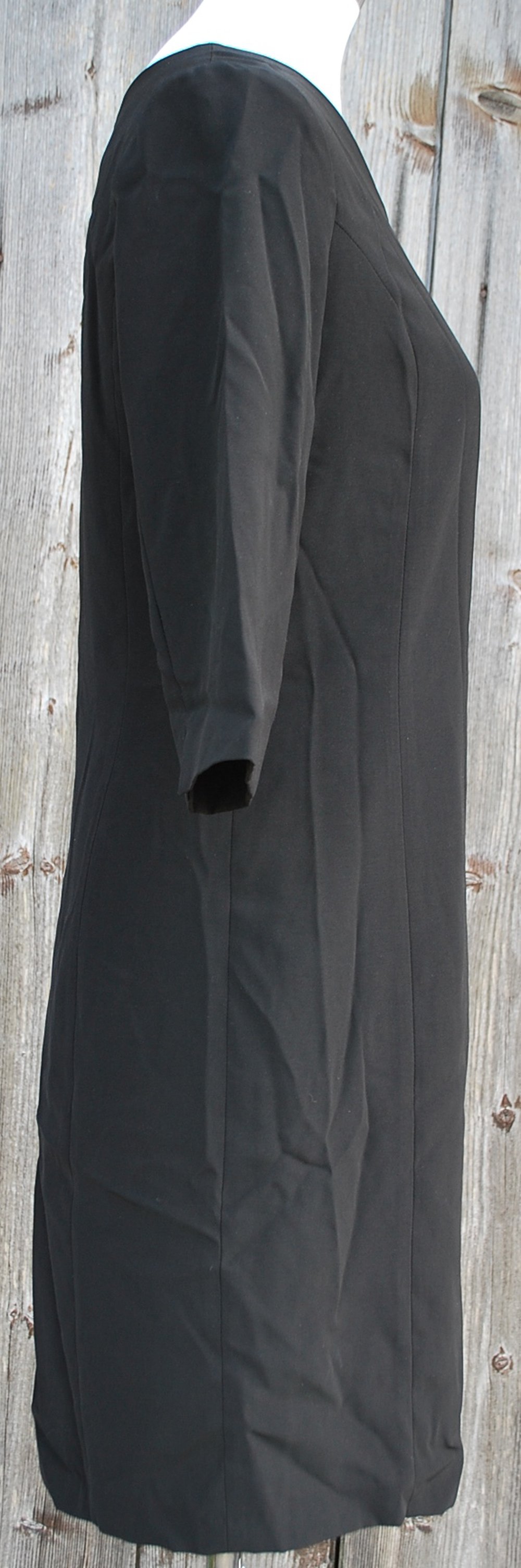 schwarzes kurzes Vintagekleid, More & More, Größe 38