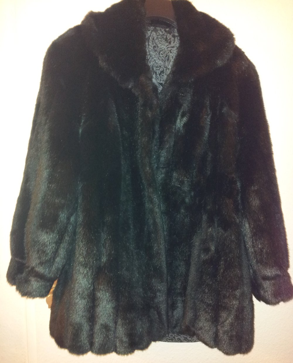 Fake Fur Kurzmantel Webpelz Mantel 44/46
