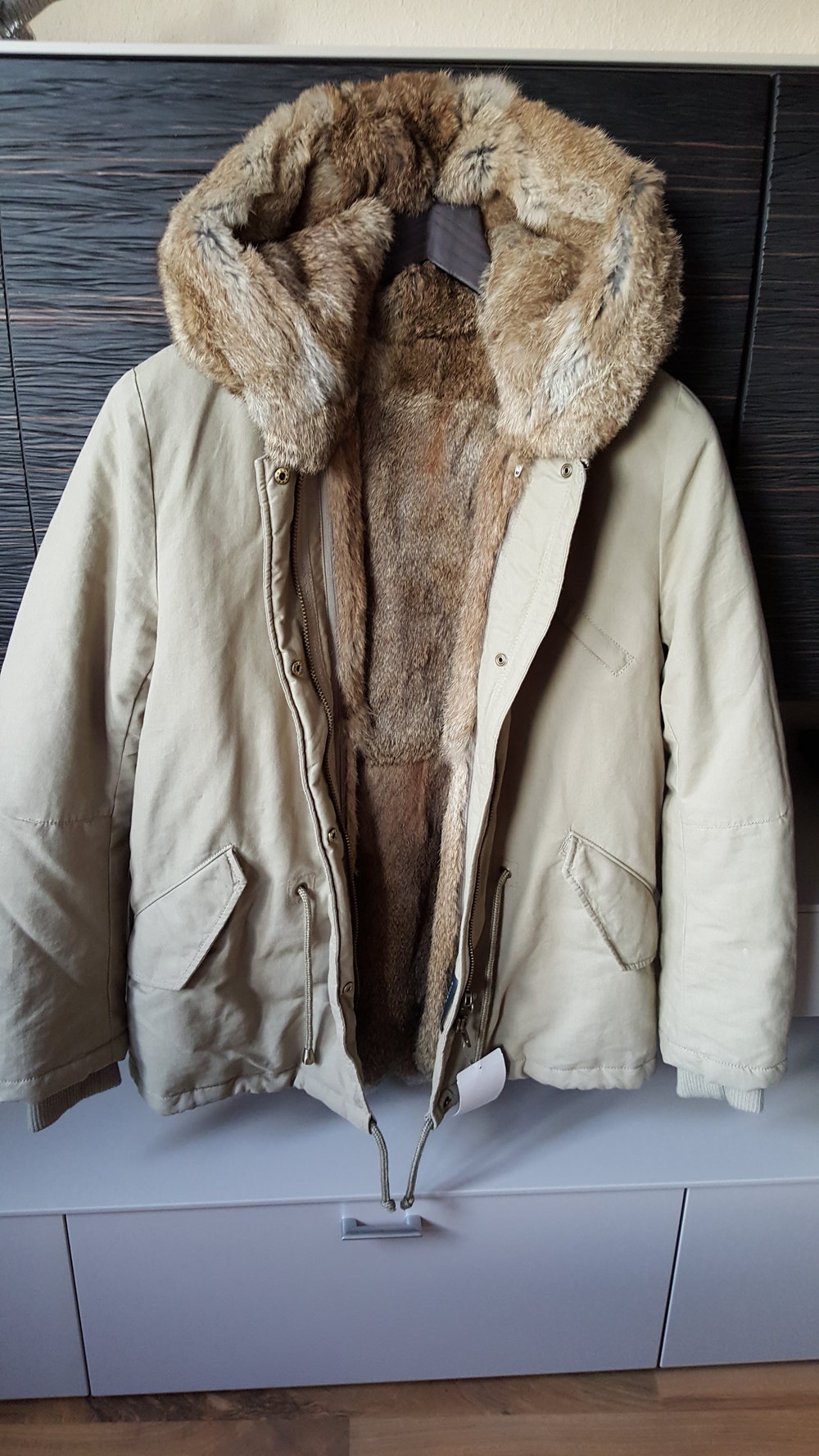 Parka IQ Berlin mit Pelzbesatz Gr. 34 NEU!!!
