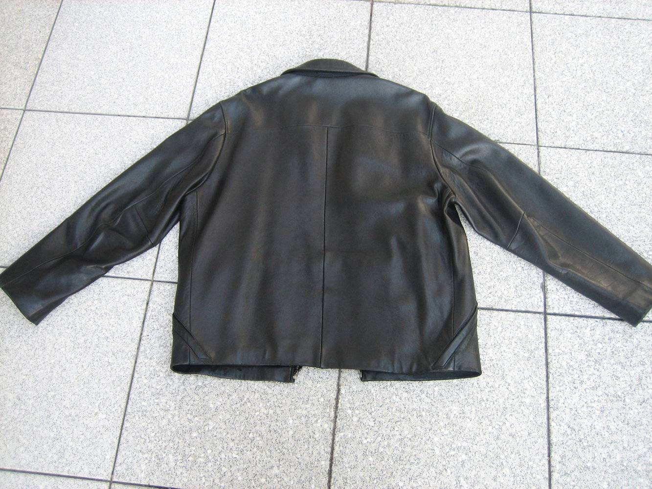 Starke Herren-Lederjacke Gr. 50, 