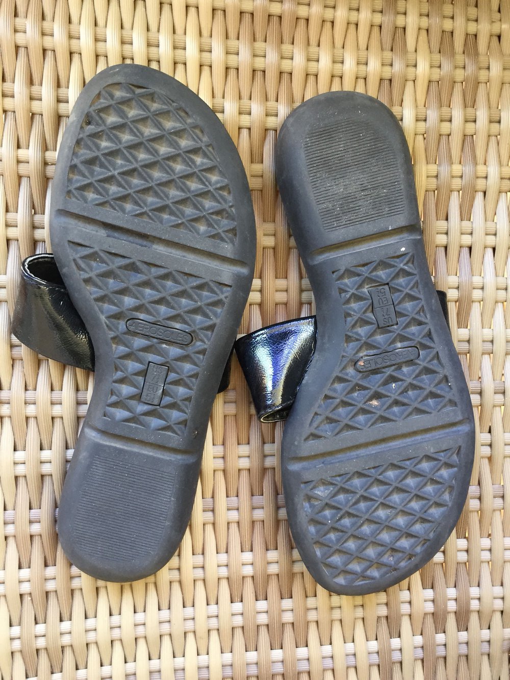 Zehentrenner/ Sandale - schwarz - Aerosoles - wie NEU