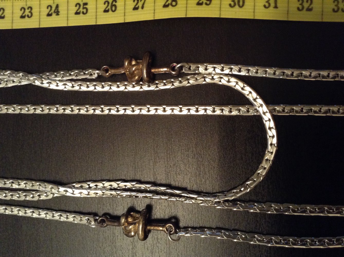 Modeschmuckkette in Silber