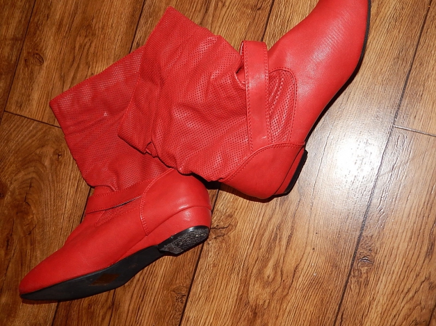 Tolle süße Stiefeletten rot 39 Super Me