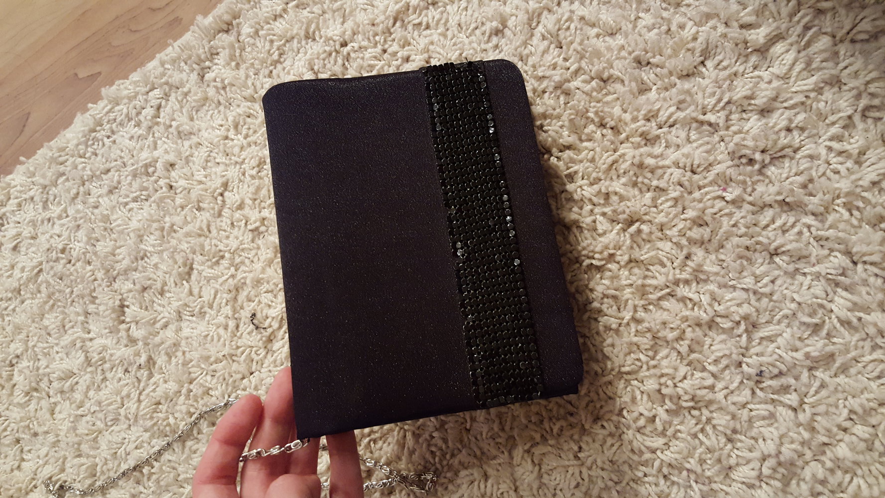 schwarze Handtasche / Clutch