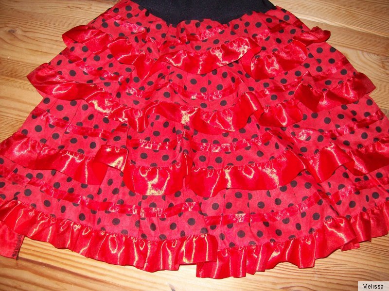 Aus Spanien-tolles Flamencokleidchen Gr.2 ca 92/98