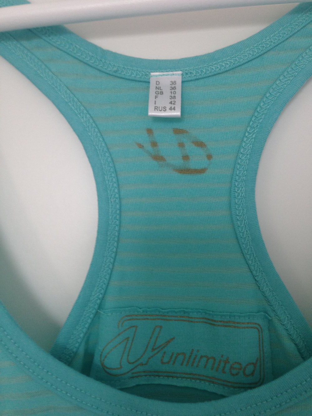 türkis Sporttop