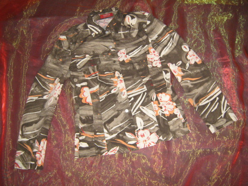NEU * Ausgefallen * Karibik- Blüten * Flower- Power * Dschungel * Hemd- Bluse * Blazer 