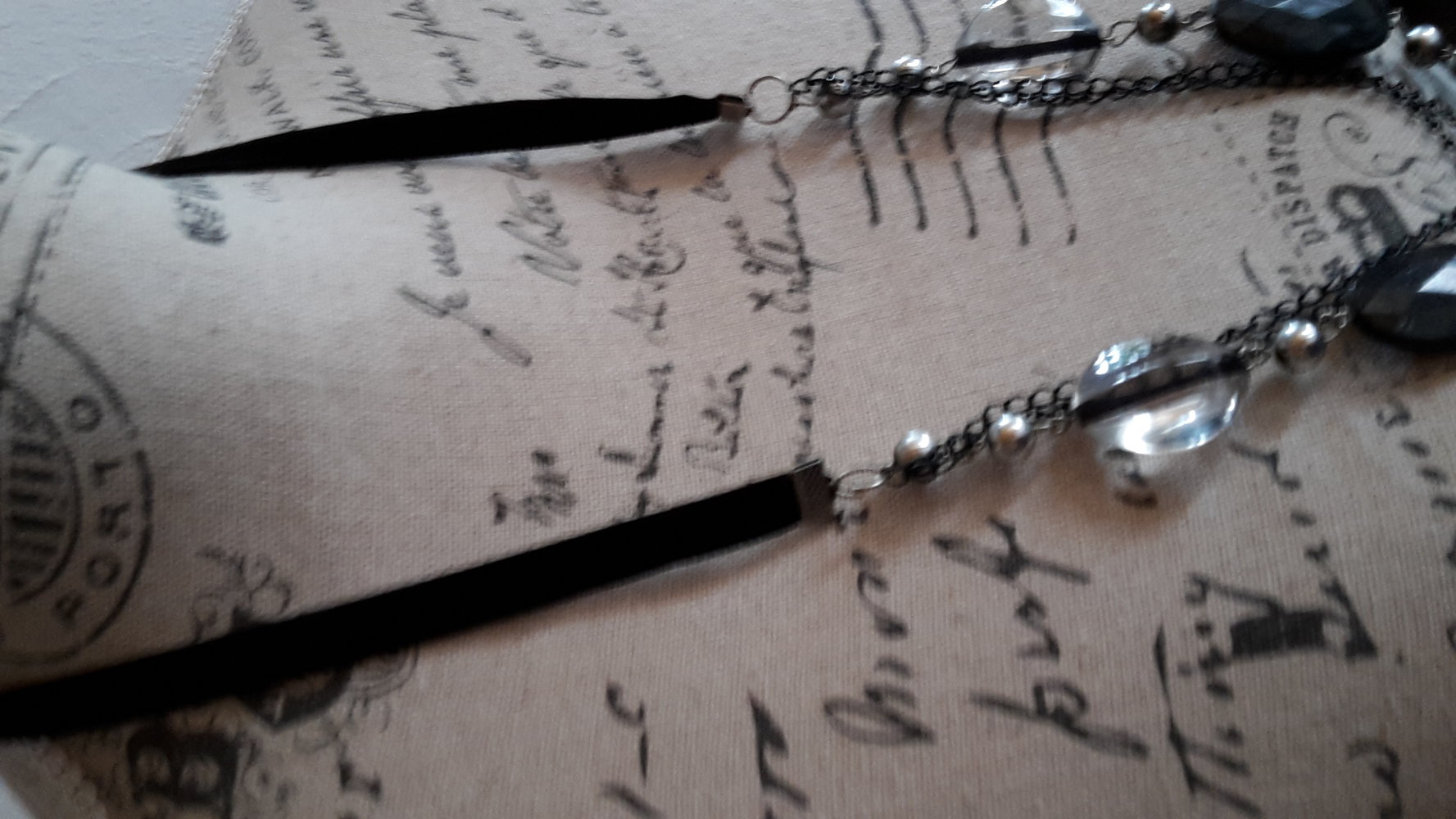 Kette Samt schwarz chic Halskette street one