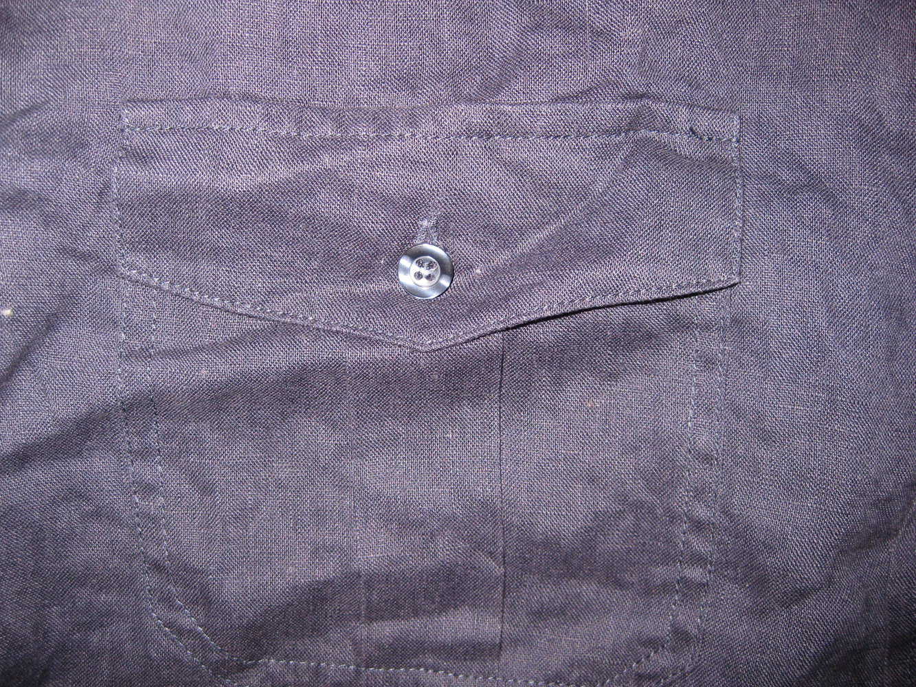 AUTHENTIC Leinen Hemd Langarm Größe L NEU