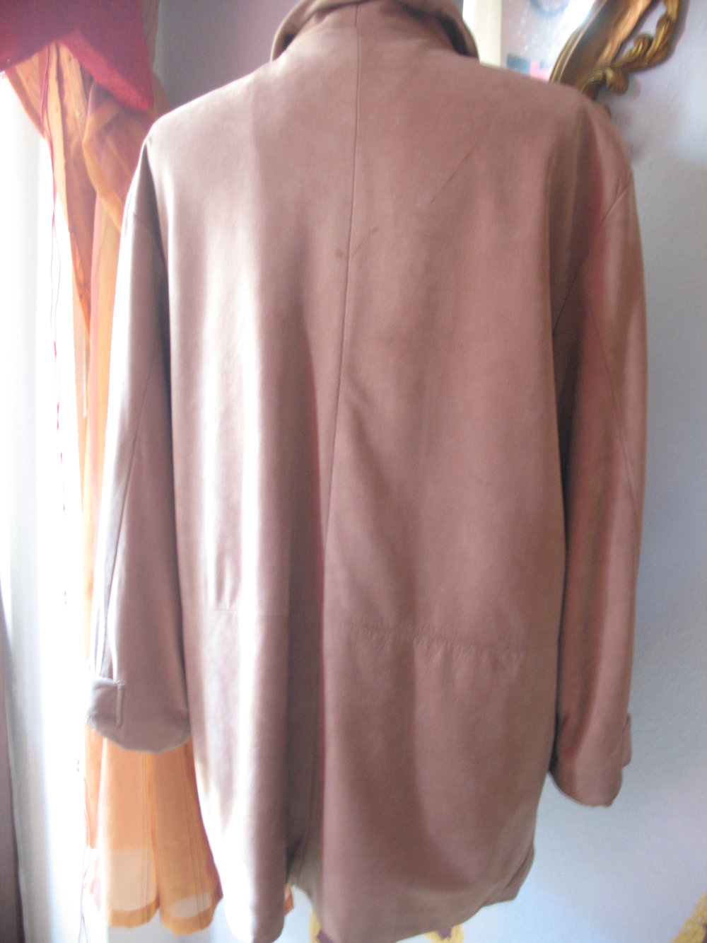 Leder Kurzmantel 