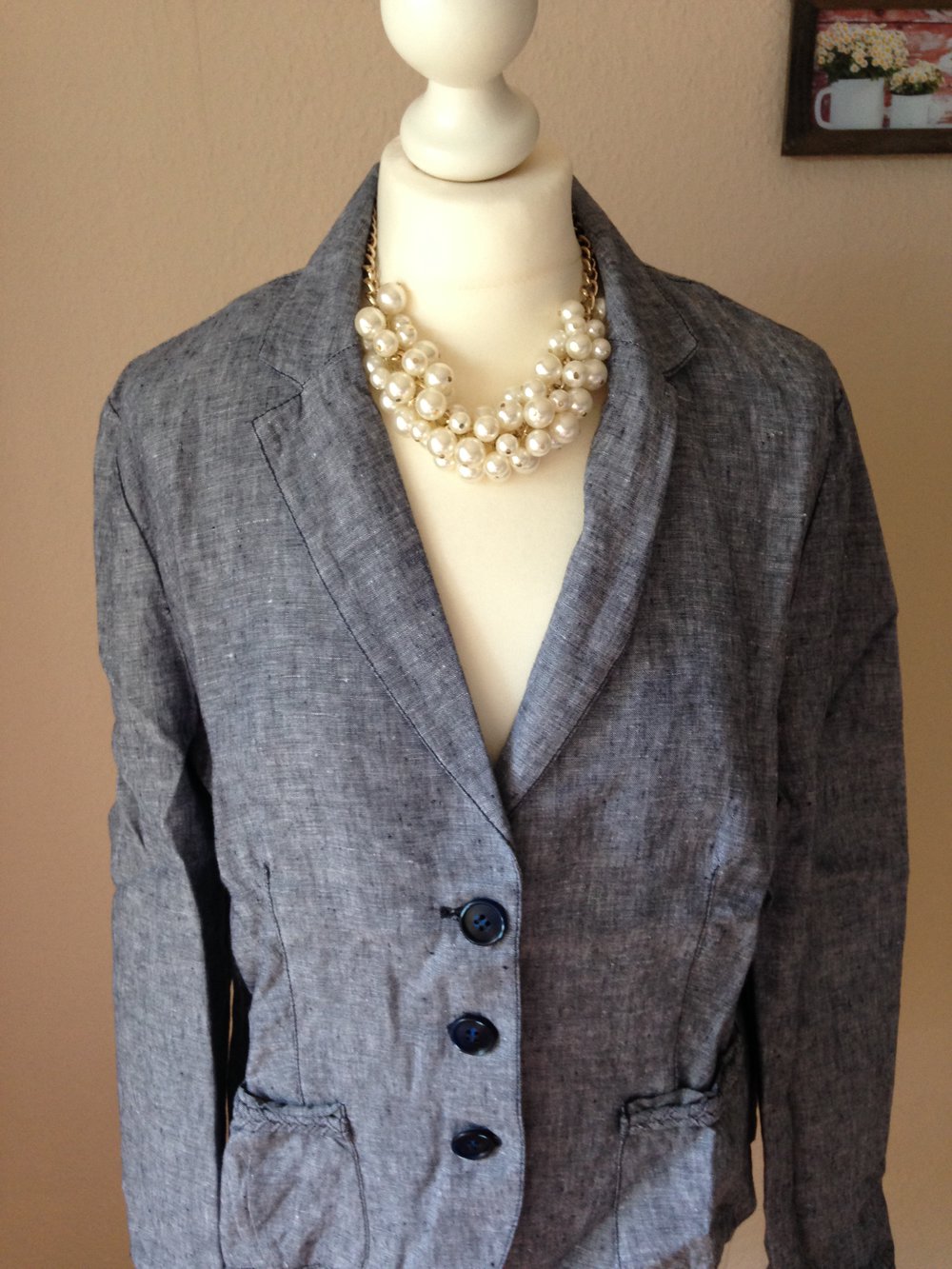 Leinen Blazer von s.Oliver
