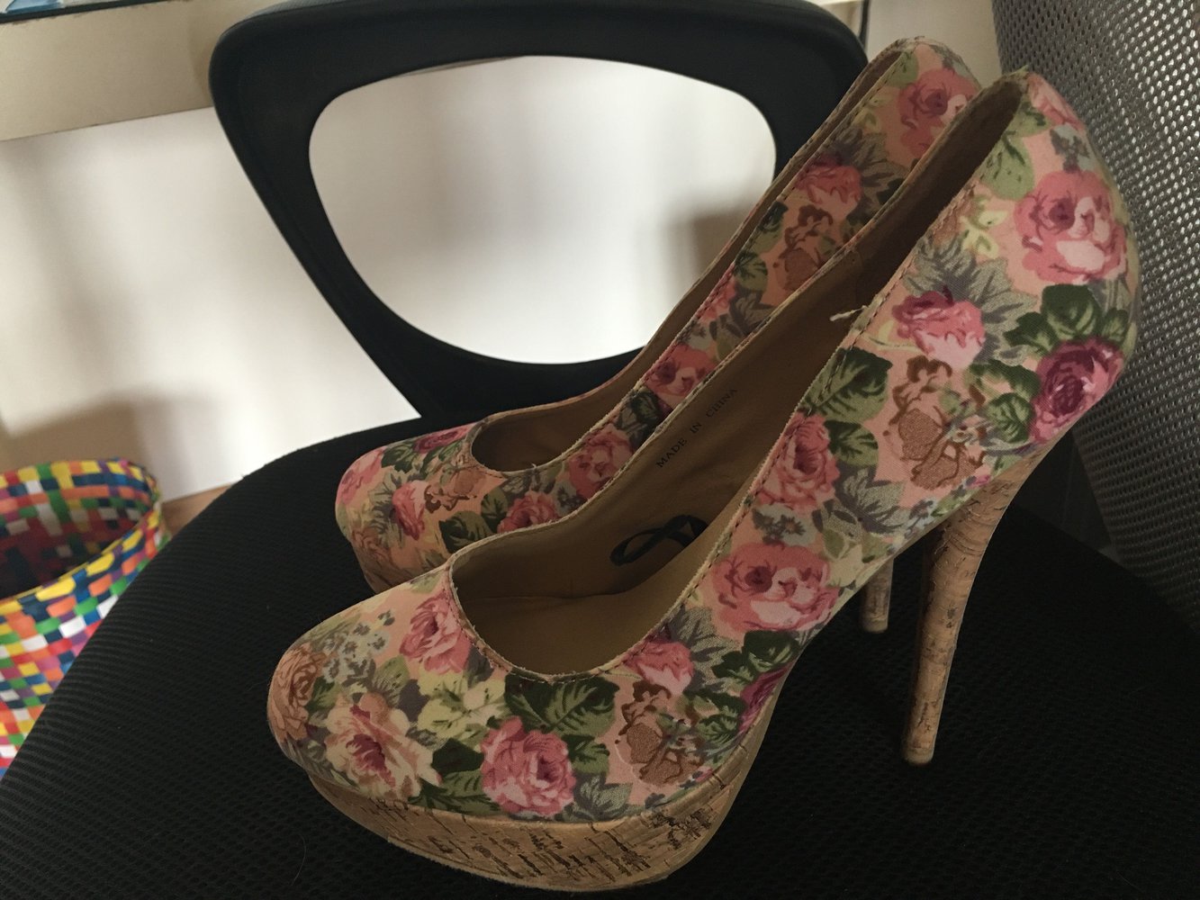 High Heels mit Blumen Gr.37