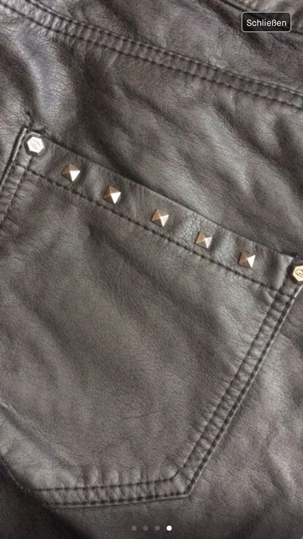 Leder short