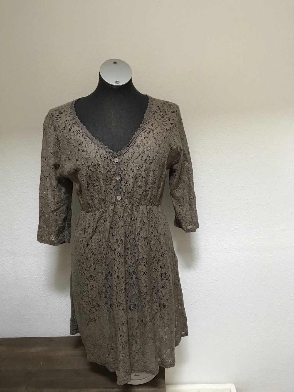 Spitzenlongbluse/kurzes Kleid