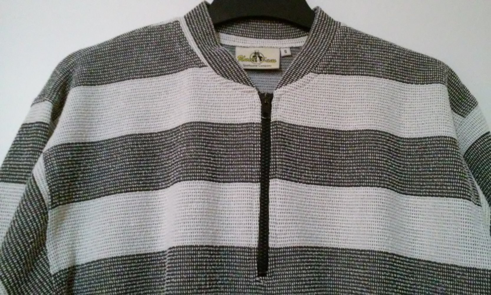 Langarm Shirt Pulli uncle sam sportswear company ER/SIE schwarz/sandfarbe