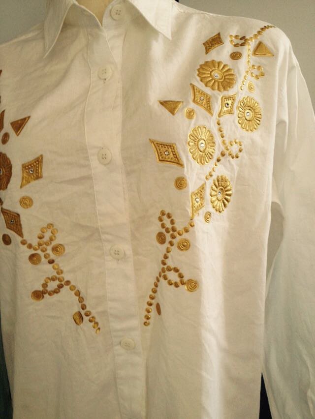 Pure Extravaganz Design Vintage Bluse Tunika 