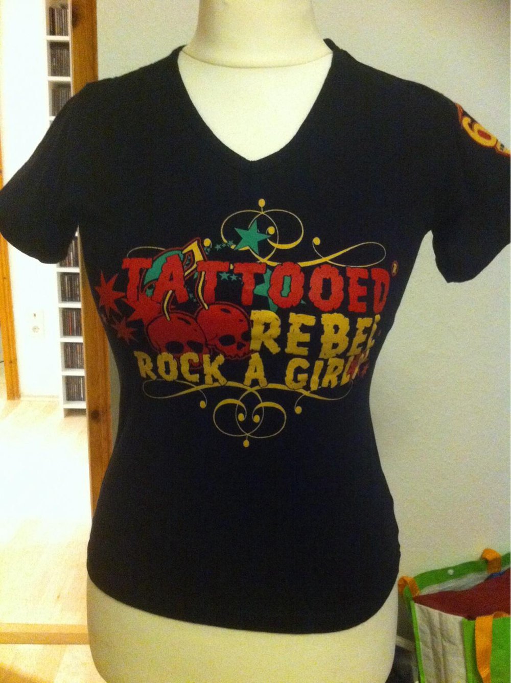 Tattooed Rebel - Rock A Girl  * girlie shirt * Tattoo
