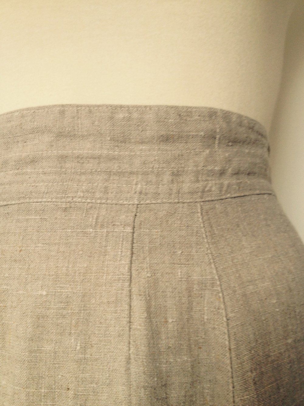 100% Leinen Maxirock Vintage Trendi
