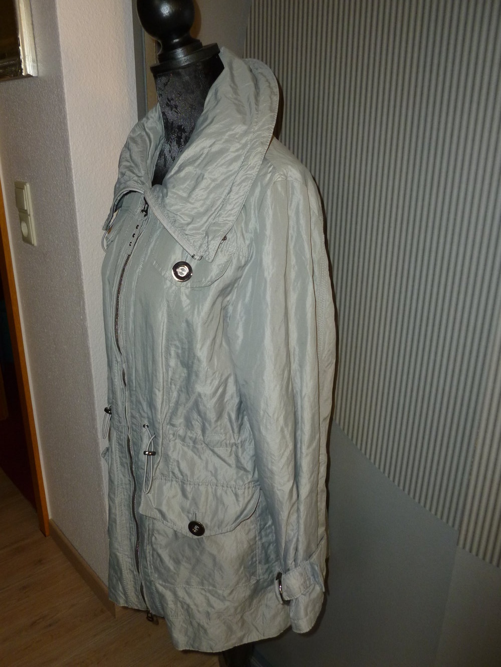 Mantel Jacke grau Adagio
