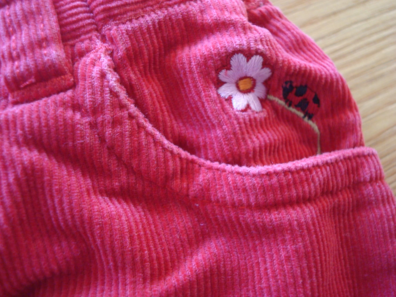 gefütterte Cordhose, Thermohose für Mädchen Gr. 68