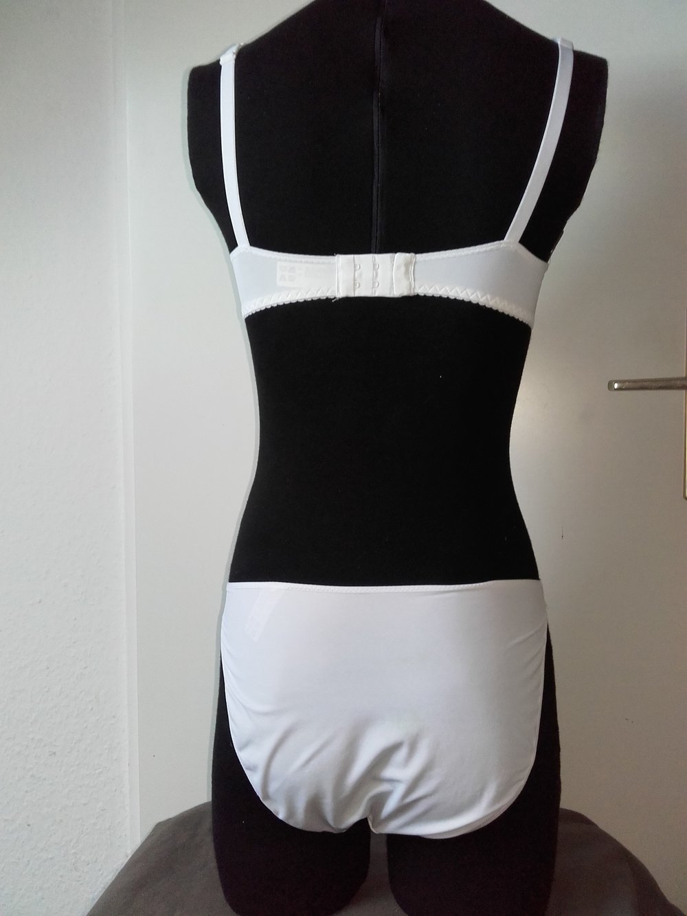 Garel blanco, weißes Set, BH 70A, Slip M, 