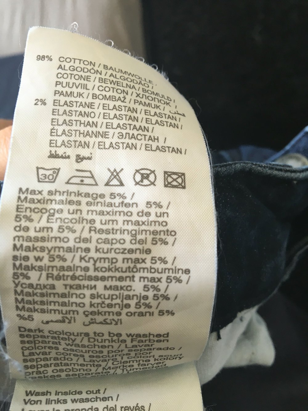 Dunkelblaue Jeans von Only