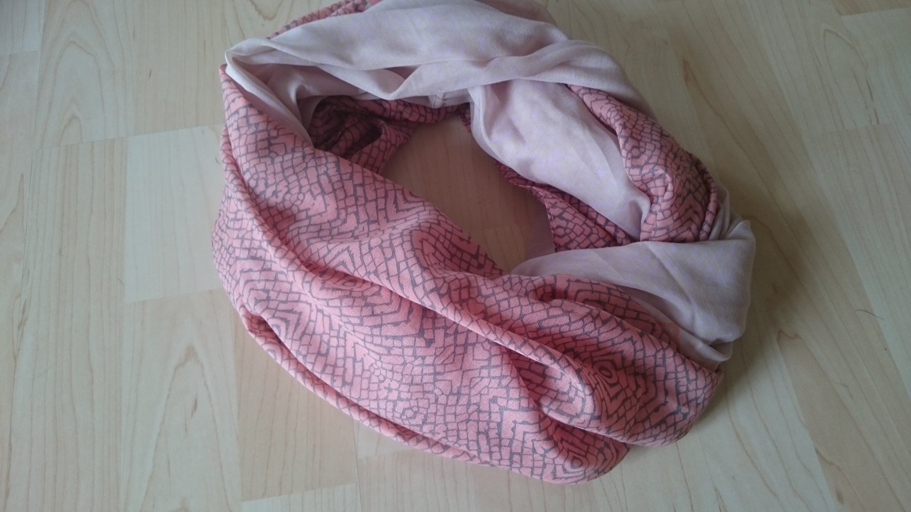 Pieces by Vero Moda Loop Schlauchschal Rundschal rosa