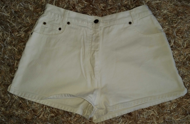 Weiße Jeans Hotpants