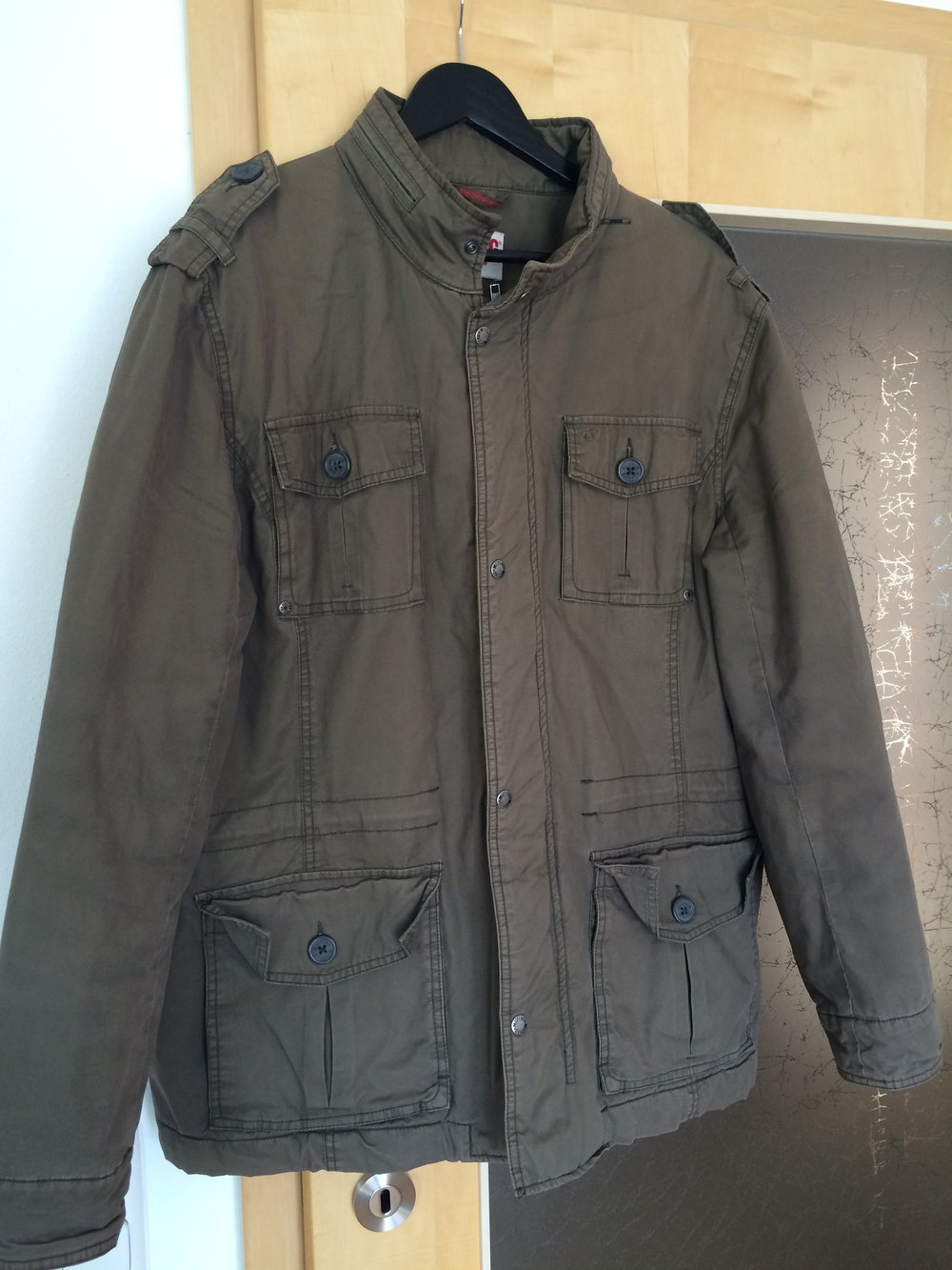 Mustang Herren Jacke Parka Kurzmantel Herbst