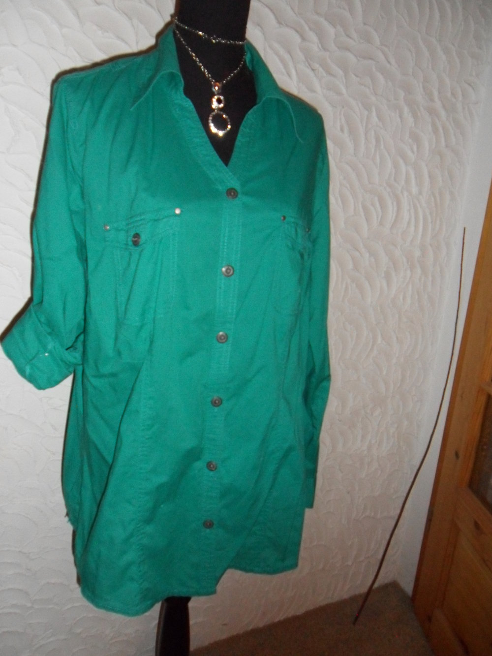 grüne Bluse