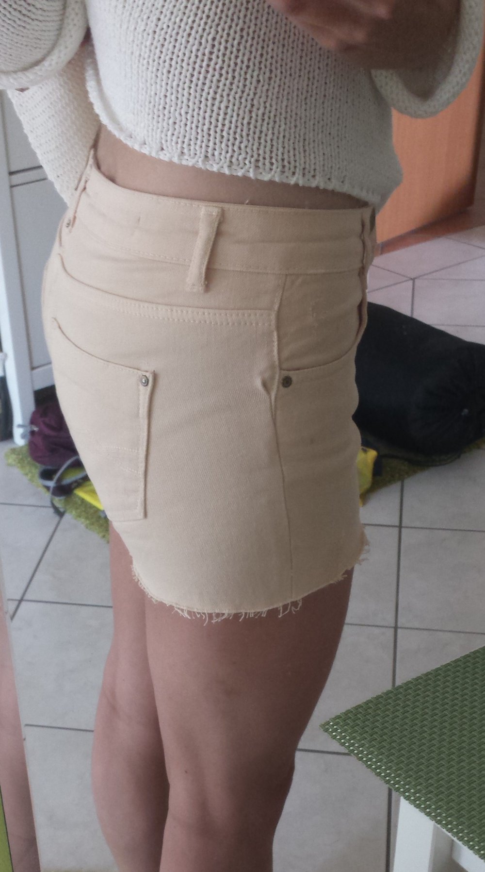 Zara Shorts lachs/altrosa