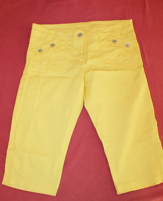 sexy Caprihose / Sommerhose in gelb